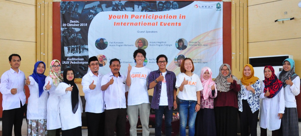 Seminar Internasional: “Youth Participation in International Events” TADRIS BAHASA INGGRIS FTIK IAIN PEKALONGAN